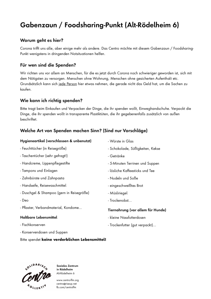 Infos über den Gabenzaun (Bild der PDF-Datei)